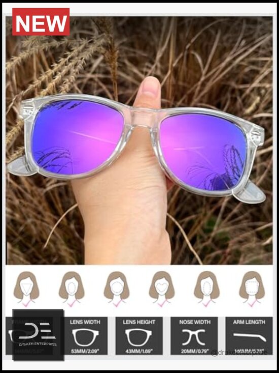 3 Pack Polarized Square Sunglasses UV Protection Trendy Shades main image 5